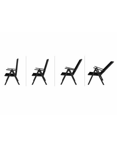 Gartenmöbel Set Alu 9-tlg. 8 Personen Sitzgruppe Bern